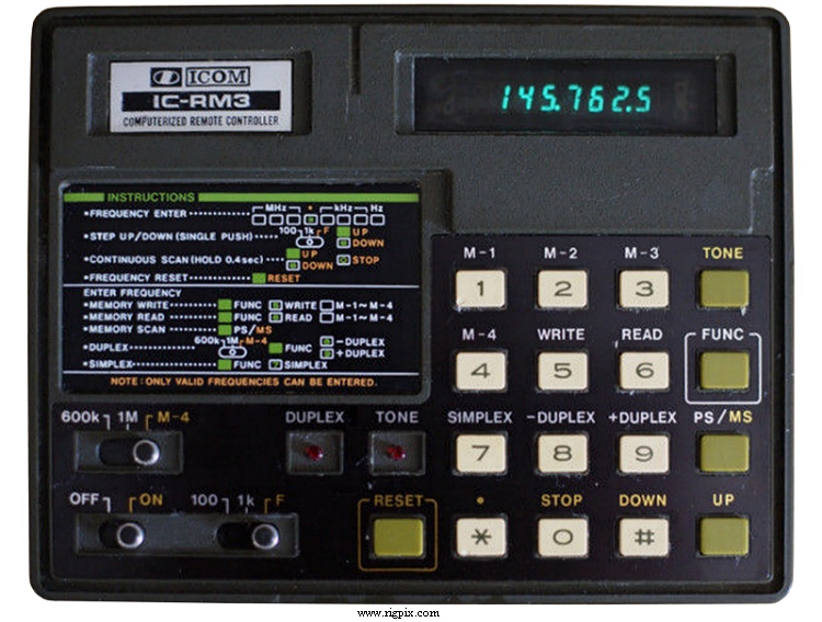 A picture of Icom IC-RM3