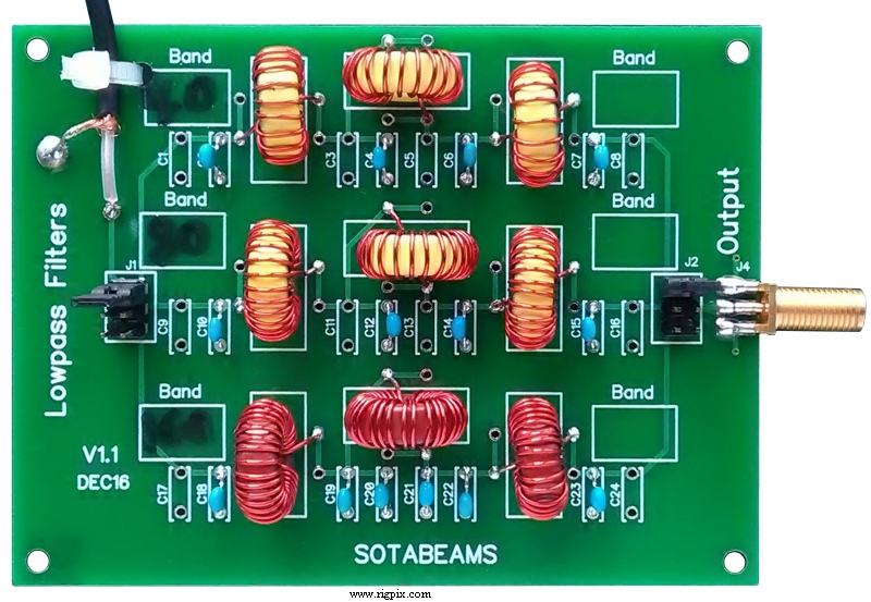 A picture of Sotabeams Lowpass filter kit
