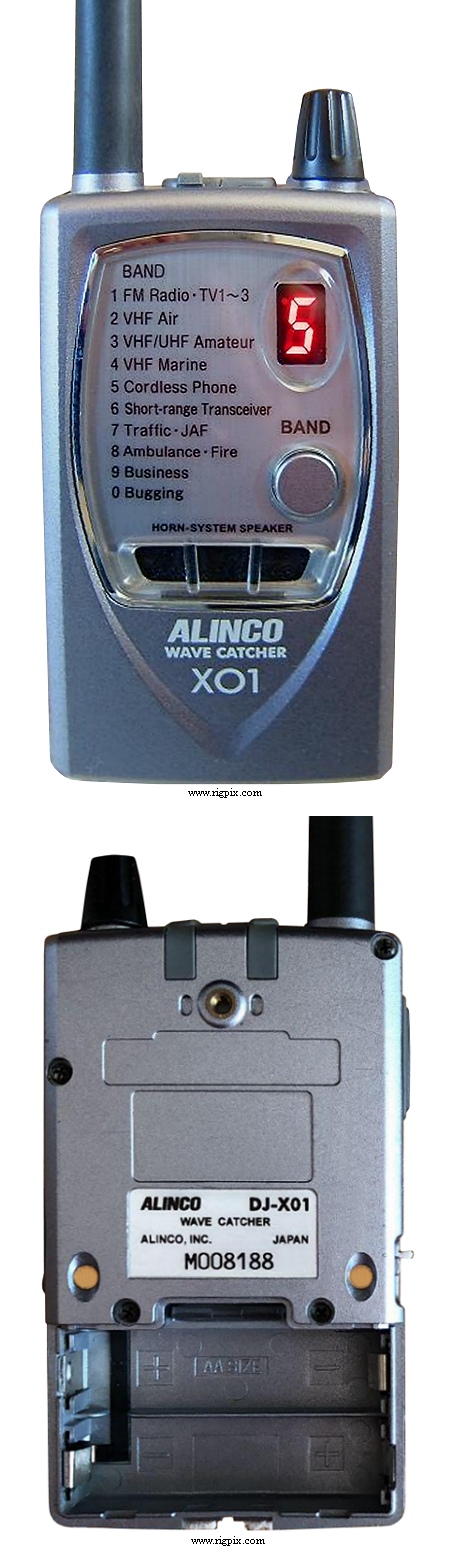 A picture of Alinco DJ-X01 ''Wave catcher''