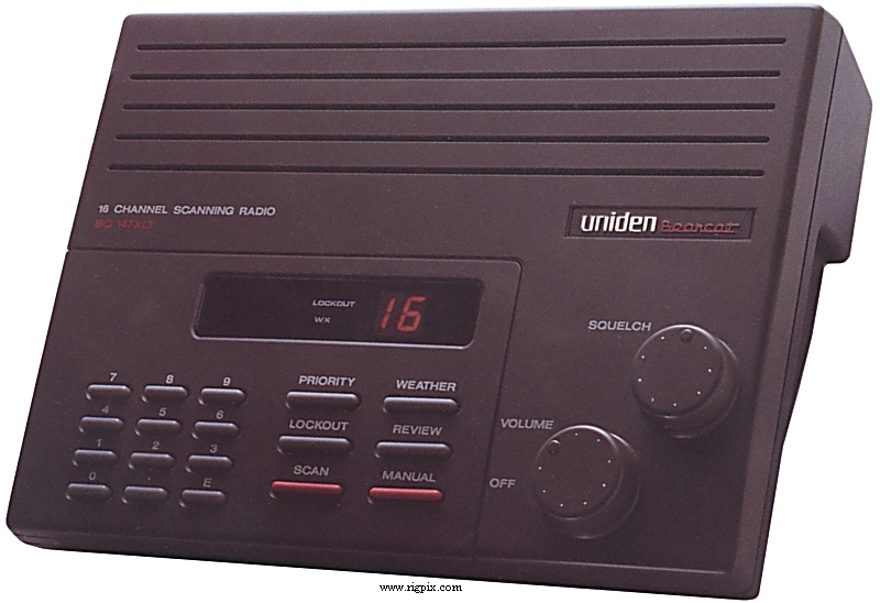 A picture of Uniden Bearcat BC-147XLT, early LED version