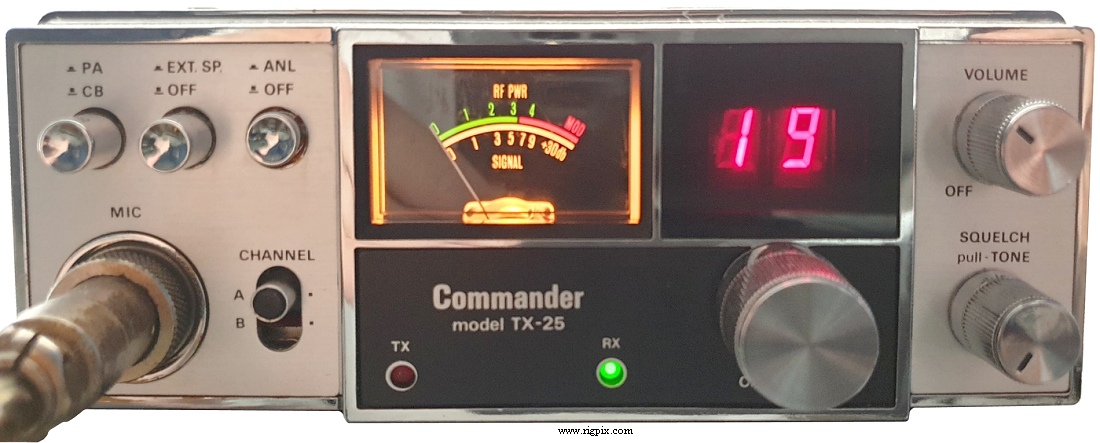 A picture of Commander TX-25