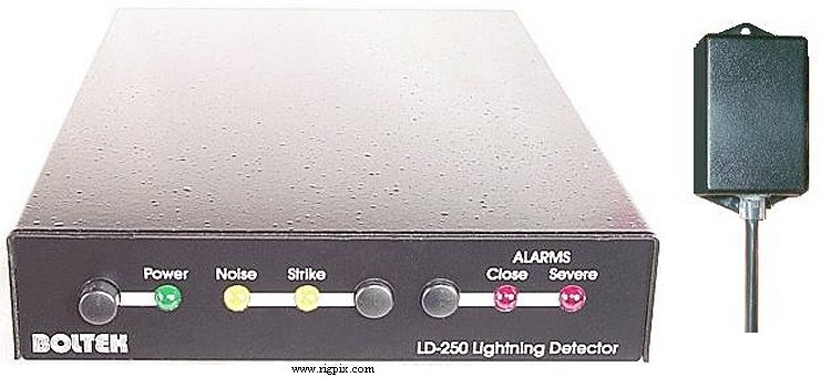 A picture of Boltek LD-250 with antenna unit