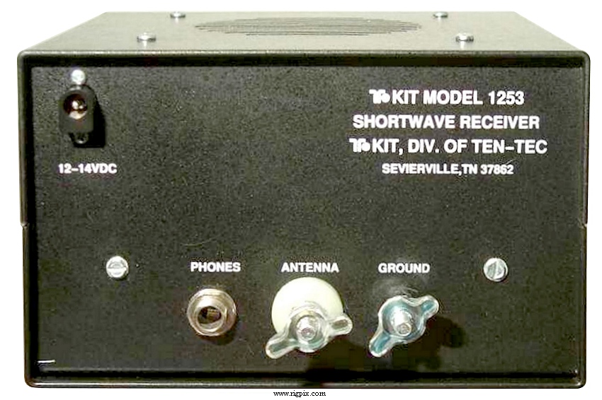 A rear picture of Ten-Tec 1253
