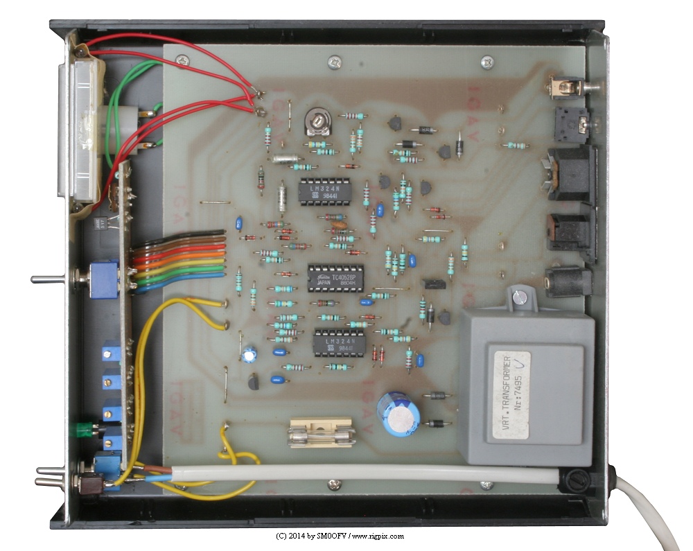 An inside picture of Helmholt Interface Mark 5S