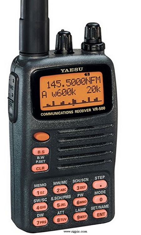 A picture of Yaesu VR-500