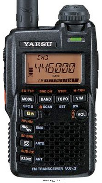 A picture of Yaesu VX-3R