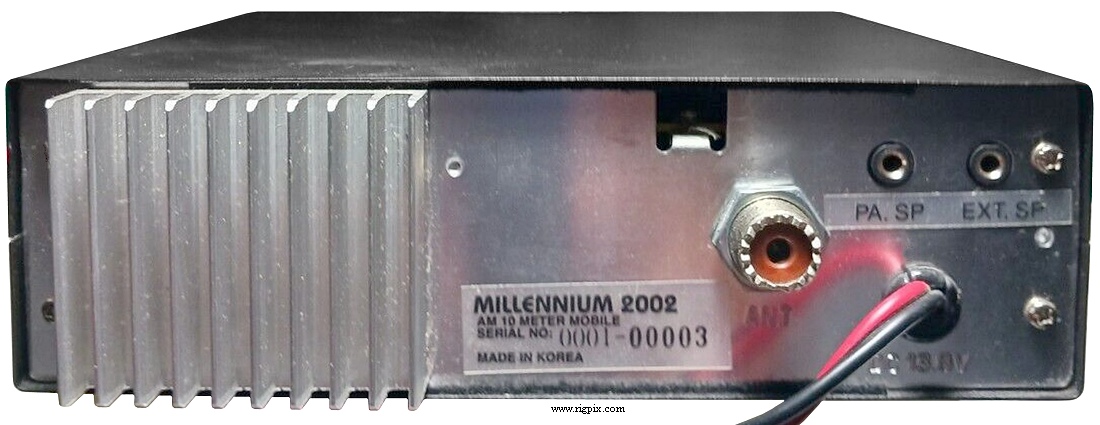 A rear picture of Magnum Millennium 2002