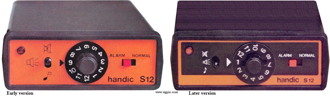 Pictures of early and later version of Handic S12