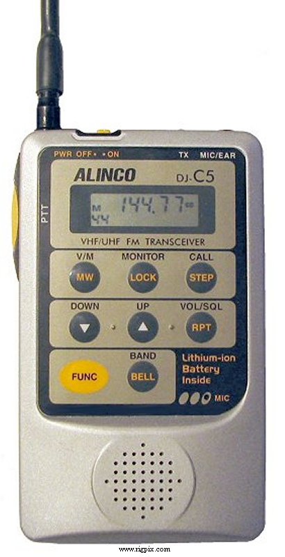 A picture of Alinco DJ-C5T