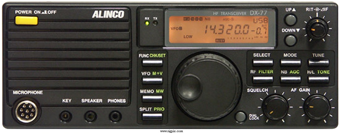 A picture of Alinco DX-77T