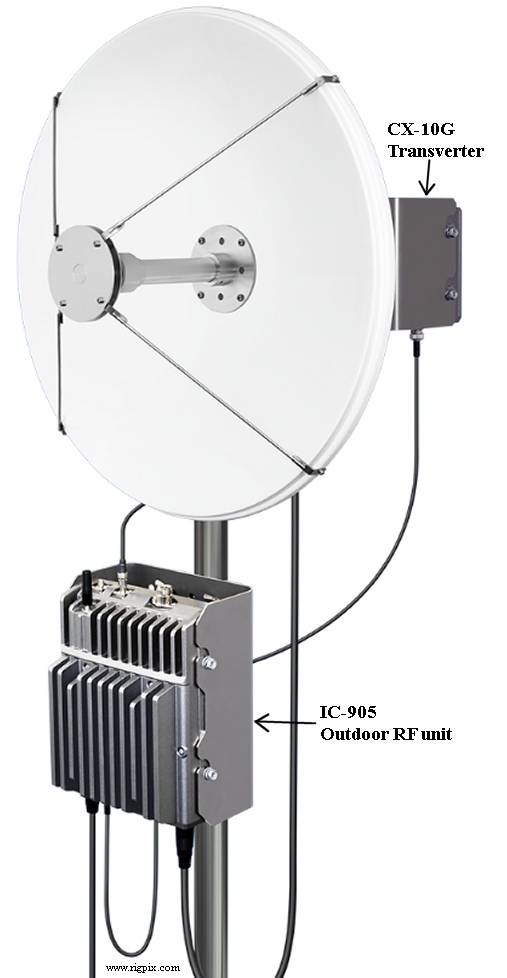 A picture of Icom AH-109PB with transverter system