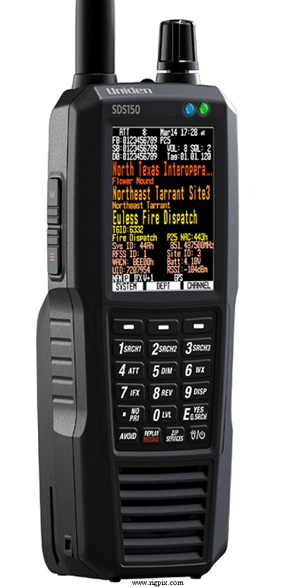 A picture of Uniden Bearcat SDS-150