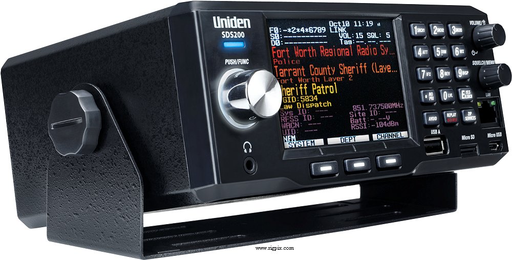 A picture of Uniden Bearcat SDS-200