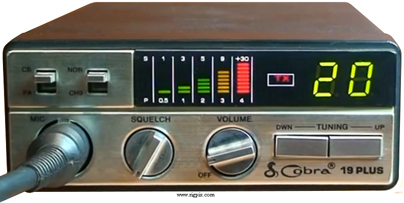 RigPix Database - CB, "Freeband" and more - Cobra 19 Plus (By Dynascan)