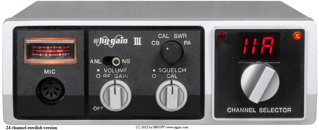 A picture of Hy-Gain III (2703) 23 channel swedish version