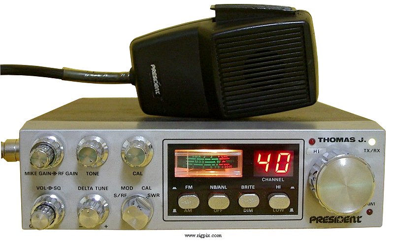 President Thomas AM/FM CB Radio