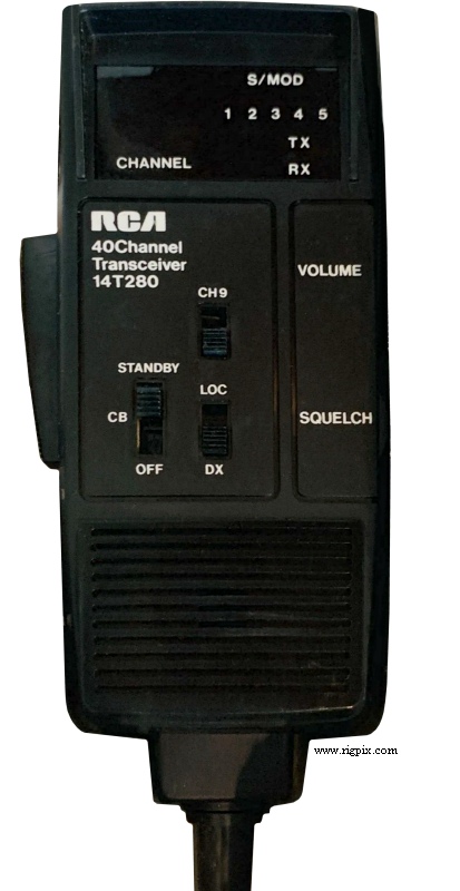 A picture of RCA AutoSound 14T280 control microphone