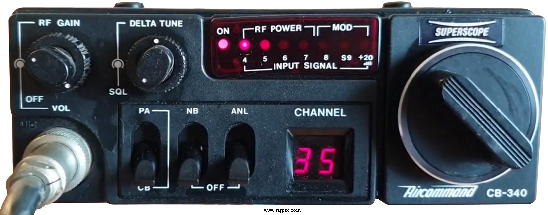 A picture of Superscope Aircommand CB-340