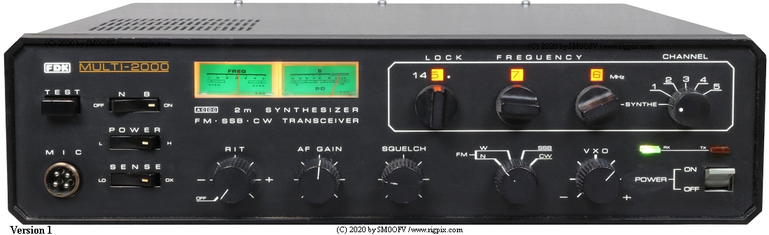 A picture of FDK Multi-2000 (Fukuyama Denki Kogyo)