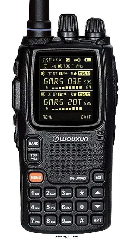 A picture of Wouxun KG-UV9GX