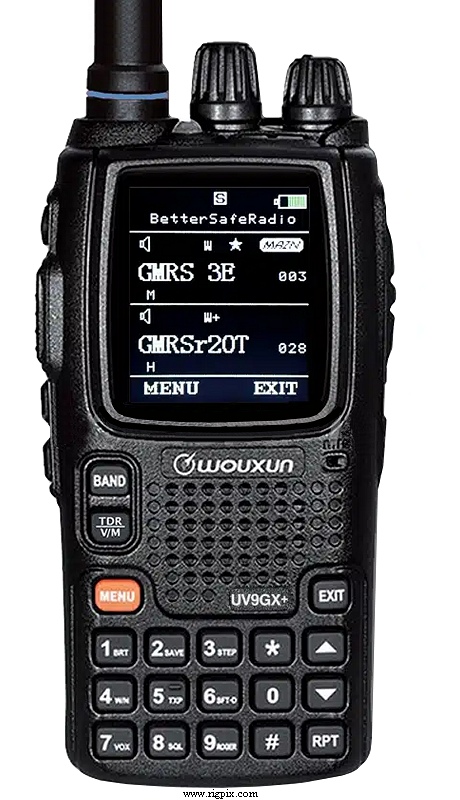 A picture of Wouxun KG-UV9GX Plus / KG-UV9GX+