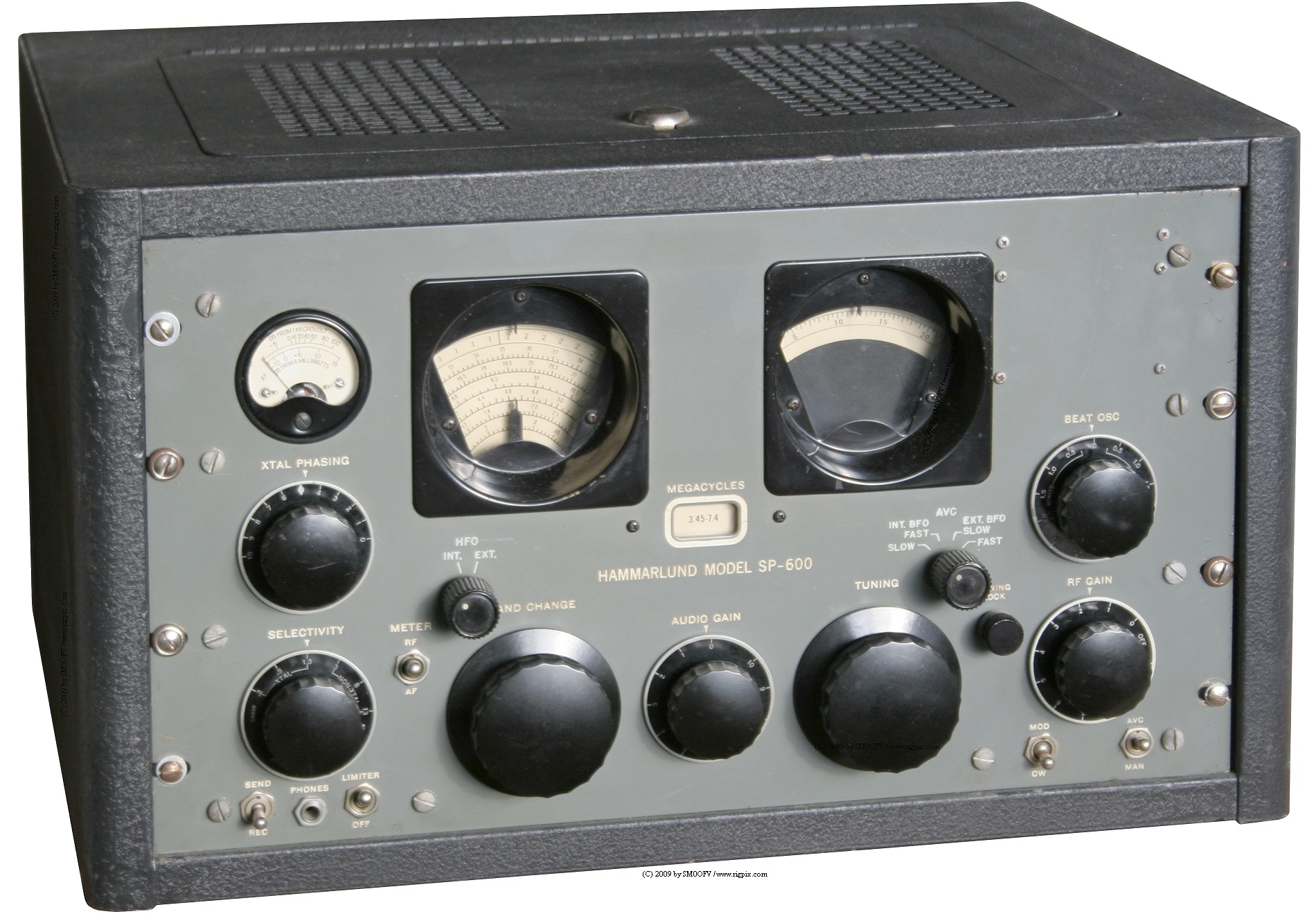 RigPix Database Hammarlund SP600J "Northern Radio 159"