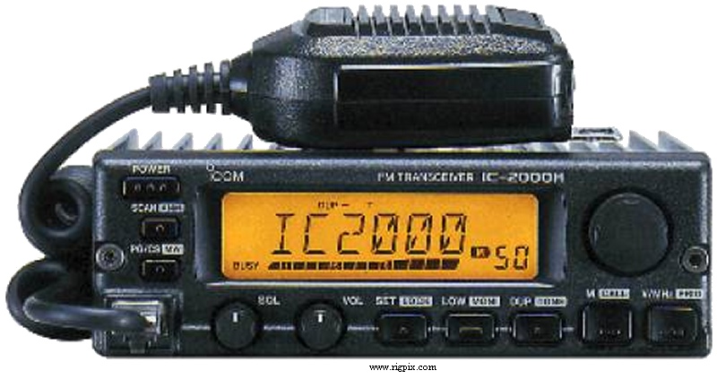 A picture of Icom IC-2000H