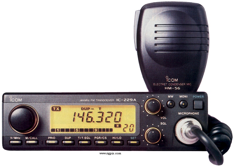 A picture of Icom IC-229A