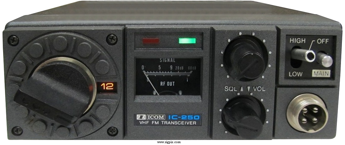 A picture of Icom IC-250