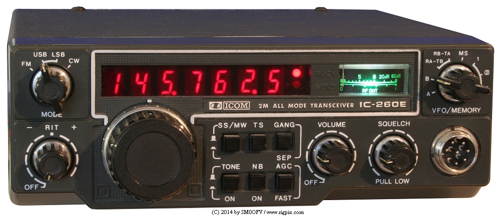 A picture of Icom IC-260E