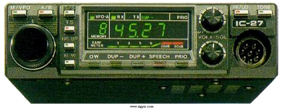 A picture of Icom IC-27E