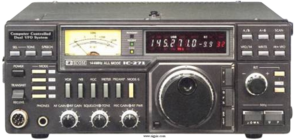 A picture of Icom IC-271E