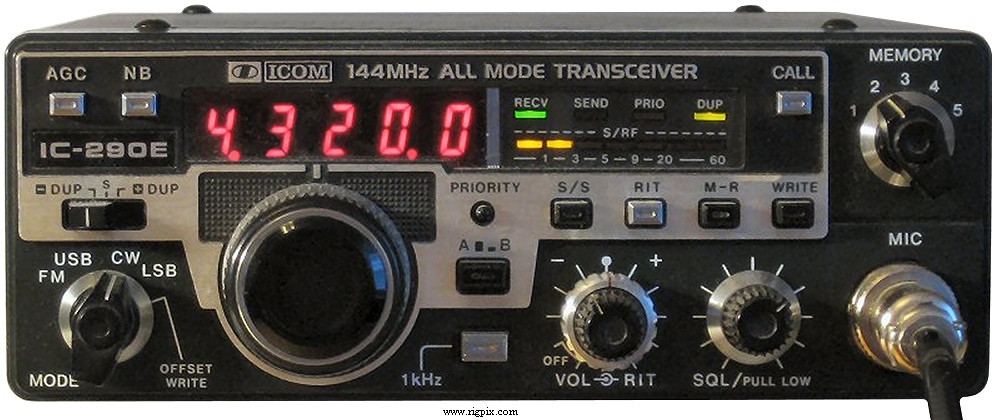 A picture of Icom IC-290E