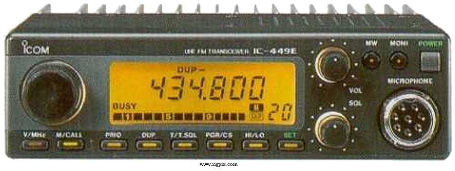 A picture of Icom IC-449E