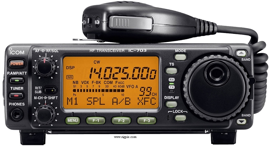 A picture of Icom IC-703
