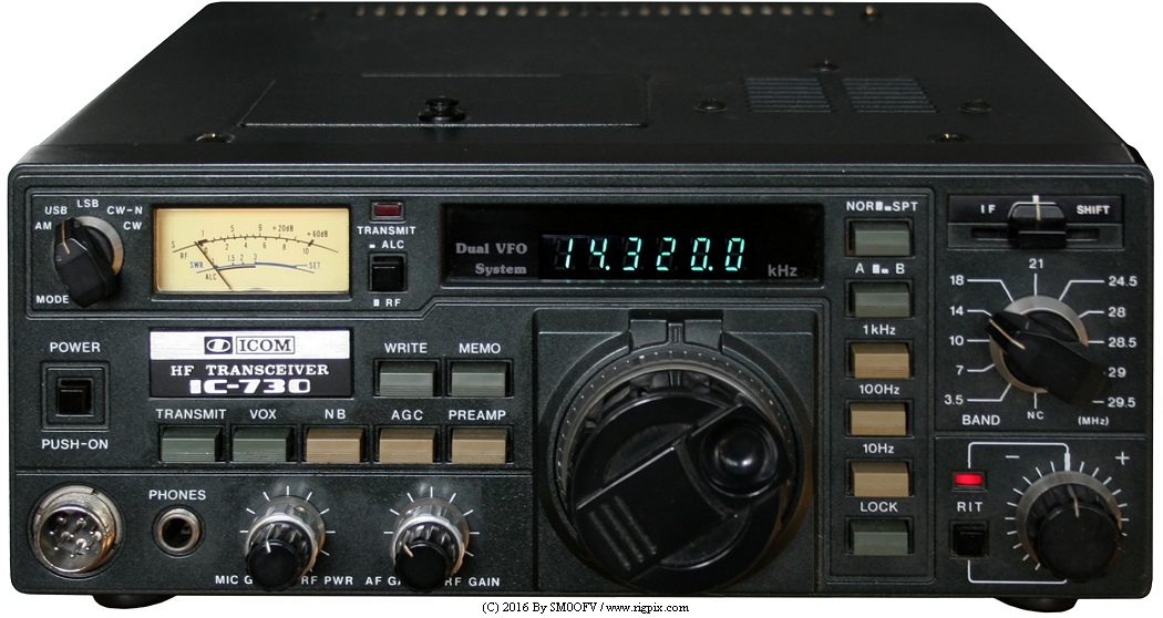 A picture of Icom IC-730