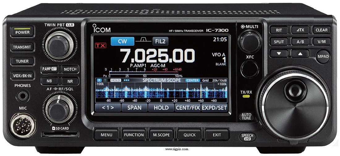 A picture of Icom IC-7300
