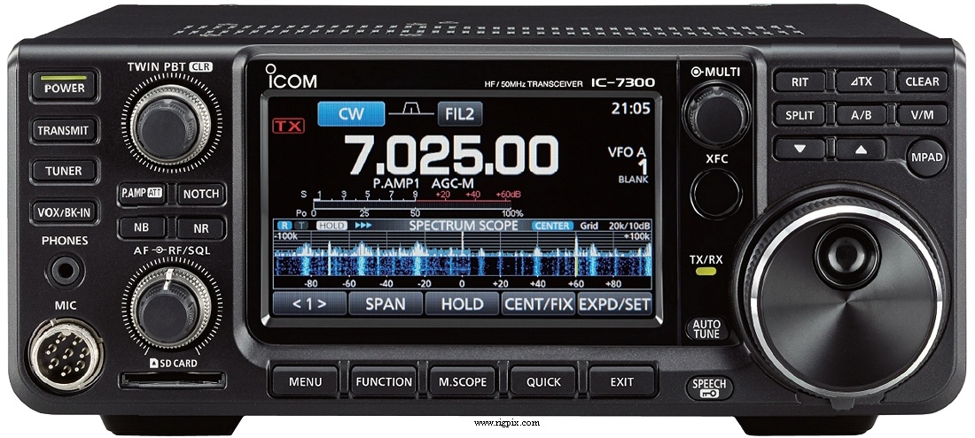 A picture of Icom IC-7300