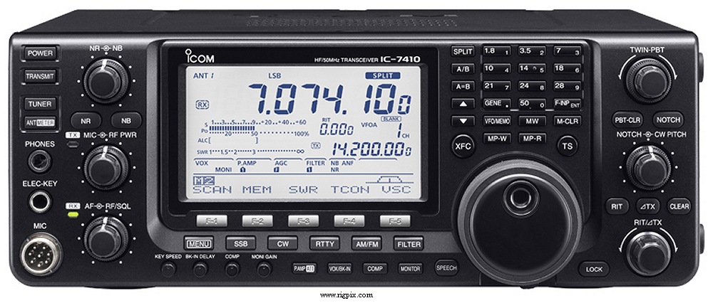 A picture of Icom IC-7410