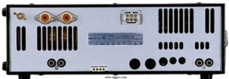 A rear picture of Icom IC-756 Pro