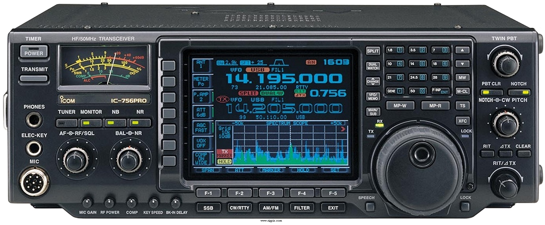 ICOM IC-756 100w機 - アマチュア無線