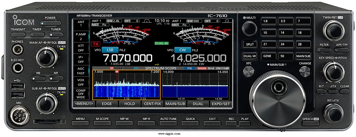 A picture of Icom IC-7610