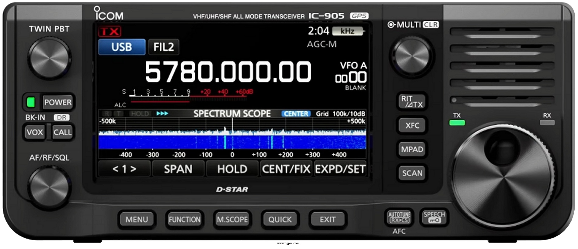 RigPix Database Icom IC 905