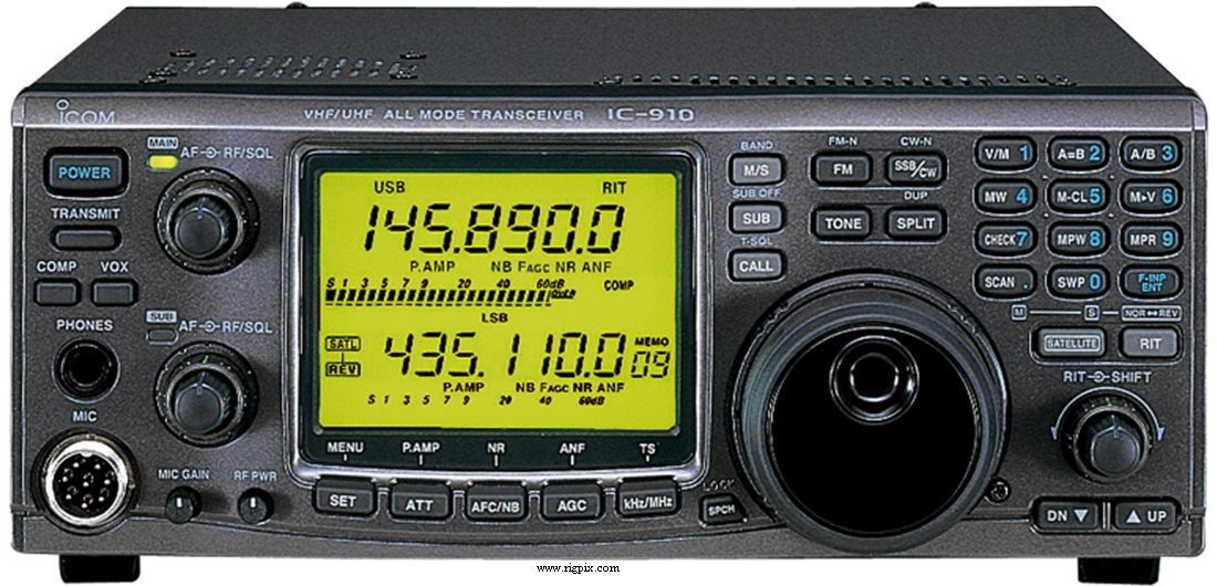 A picture of Icom IC-910