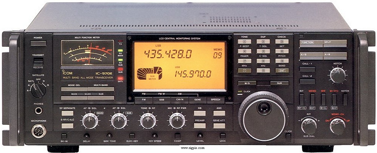 A picture of Icom IC-970E