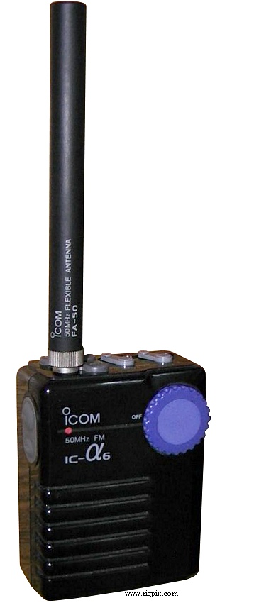 A picture of Icom IC-α6 / IC-Alpha 6