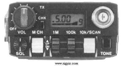 A top view picture of IC-2E (IC-Mikro 2E)