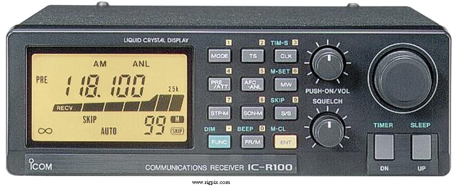 A picture of Icom IC-R100