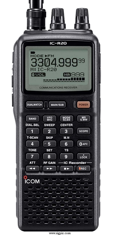 A picture of Icom IC-R20