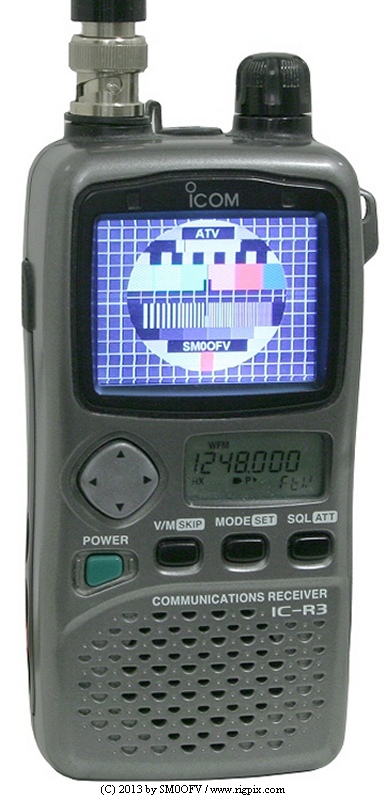 A picture of Icom IC-R3